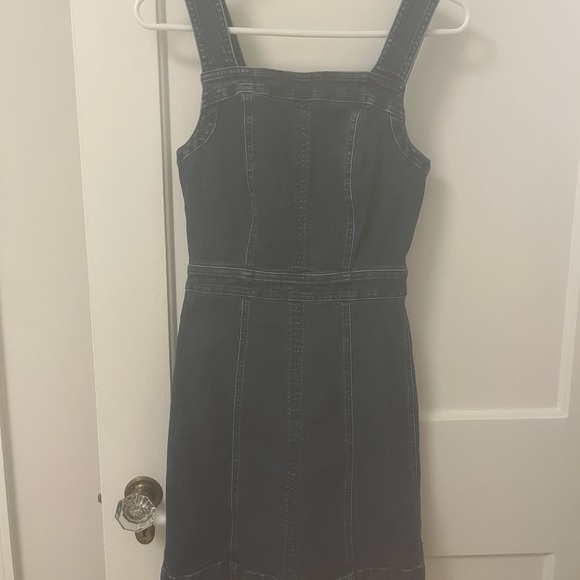 NWOT Madewell xs denim bow dress - Picture 2 of 3